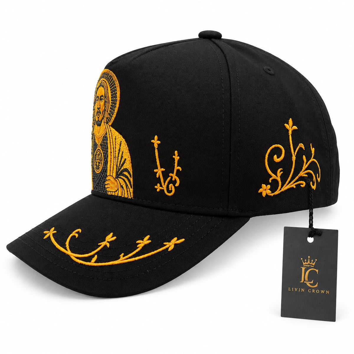 Gorra San Judas Tadeo - Edición Negra y Dorada