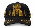 Gorra San Judas Tadeo bordada en negro y dorado